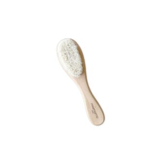 Детская щётка для волос с натуральной щетиной козы Mamamo (MAMAMO Baby Hair Brush Natural Goat Bristles)