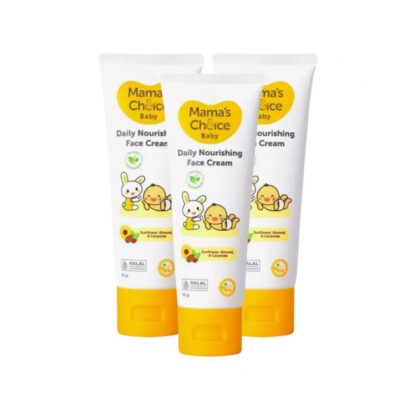 Детский крем для лица Mama's Choice Baby Daily Nourishing, 50 г (1 тюбик), 50 г, набор 3 шт. (MAMA'S CHOICE Baby Daily Nourishing Face Cream 50g x3)