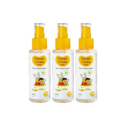 Лосьон для волос Mama's Choice Baby Hair Vitamin, 100 мл, 100 мл, набор 3 шт. (MAMA'S CHOICE Baby Hair Vitamin Lotion 100ml x3)