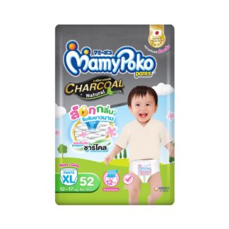 Подгузники-трусики Mamypoko Charcoal, размер XL, 52 шт. (MAMYPOKO Pants Charcoal Baby Diaper XL 52pcs)