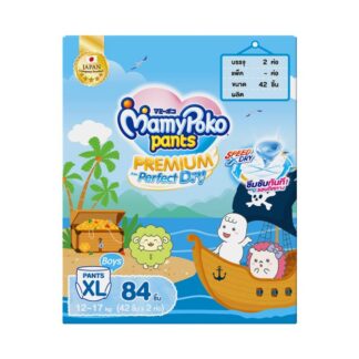 Подгузники-трусики Mamypoko Premium Aim Perfect Dry для мальчиков, размер XL, 84 шт. (MAMYPOKO Pants Premium Aim Perfect Dry For Boys XL 84pcs)