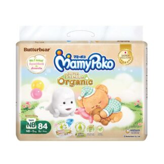 Подгузники Mamypoko Organic Tape для новорождённых, 84 шт. (MAMYPOKO Tape Organic New Born 84pcs)