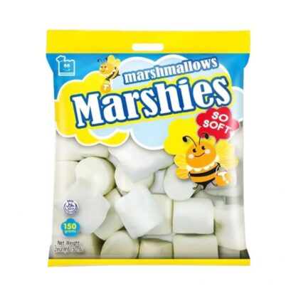 Маршмеллоу Marshies Vanilla Marge белые, 150 г (MARSHIES Vanilla Marge White Marshmallows 150g)