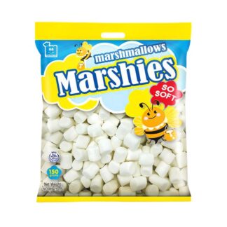 Маршмеллоу Marshies ванильное, среднее, 150 г (MARSHIES Vanilla Medium White Marshmallows 150g)