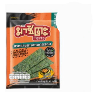 Хрустящие жареные водоросли Masita со вкусом корейского барбекю, 20 г (MASITA Roasted Seaweed Spicy Korean BBQ 20 g)