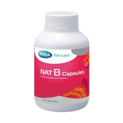 Витамины группы B Mega We Care Nat B, 40 капсул