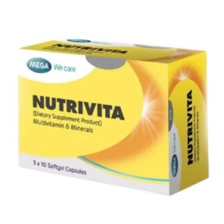 Мультивитамины Mega We Care Nutrivita, 3 × 10 капсул