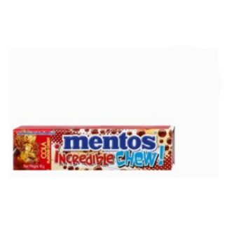 Жевательные конфеты Mentos Incredible Chew со вкусом колы, 45 г (MENTOS Incredible Chew Cola 45g)