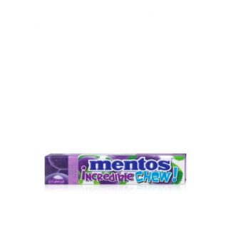 Жевательные конфеты Mentos Incredible Chew со вкусом винограда, 45 г (MENTOS Incredible Chew Grape 45g)