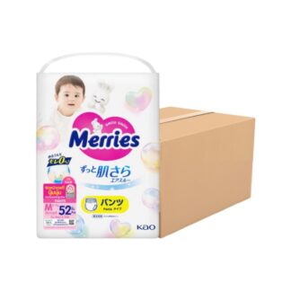 Подгузники-трусики Merries, размер M, 52 шт. (MERRIES Diaper Pants M 52pcs)