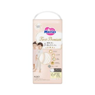 Подгузники-трусики Merries First Premium, размер XL, 32 шт. (MERRIES First Premium Diaper Pants XL 32pcs)