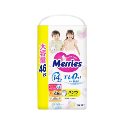 Подгузники-трусики Merries Ultra Jumbo, размер XL, 46 шт. (MERRIES Ultra Jumbo Diaper Pants XL 46pcs)