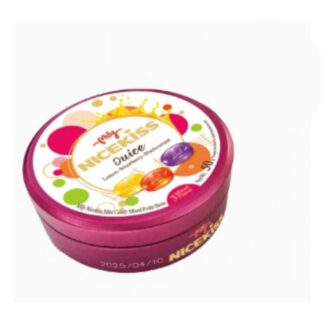 Мятные леденцы Mily Nicekiss фруктовое ассорти в жестяной банке, 50 г (MILY NICEKISS Mint Candy Mixed Fruit 50g)