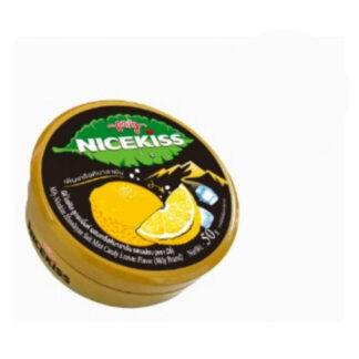 Мятные леденцы Mily Nicekiss с солёным лимоном в жестяной банке, 50 г (MILY NICEKISS Mint Candy Salted Lemon 50g)