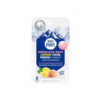 Леденцы Min Min с гималайской солью со вкусом лимона, 21 г (Min Min Himalayan Salt Lemon Candy 21g)