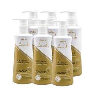 Средство для интимной гигиены Mistine Lady Care Soft & Mild, 200 мл, набор 6 шт. (Mistine Feminine Cleanser Lady Care Soft & Mild 200 ml x6)