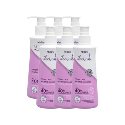 Гель для интимной гигиены Mistine Ladycare Perfect Age pH Balanced, 200 мл, набор 6 шт. (Mistine Feminine Cleansing Ladycare Perfect Age pH Balanced 200 ml x6)