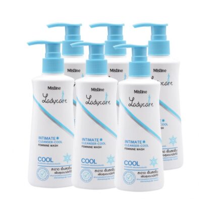 Гель для интимной гигиены Mistine Lady Care Cool, 200 мл, набор 6 шт. (Mistine Intimate Cleanser Lady Care Cool 200 ml x6)