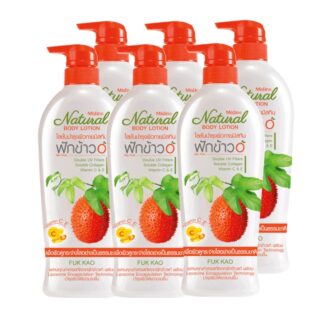 Лосьон для тела Mistine Natural Fuk Kao, 500 мл, набор 6 шт. (Mistine Natural Body Lotion Fuk Kao 500 ml x6)
