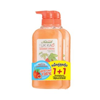 Крем-гель для душа Mistine Natural Fuk Kao, 500 мл, набор 2 шт. (Mistine Natural Fuk Kao Shower Cream 500 ml x2)
