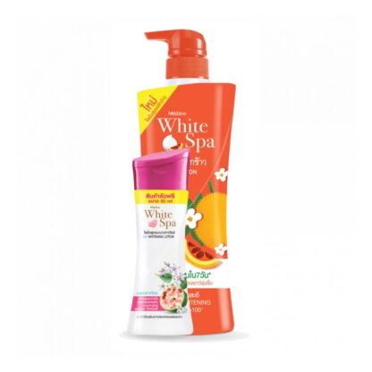 Лосьон для тела Mistine White Spa Fuk Kao с лосьоном Caviar Lime, 400 мл (Mistine White Spa Fuk Kao Lotion 400 ml + Caviar Lime Lotion 80 ml)