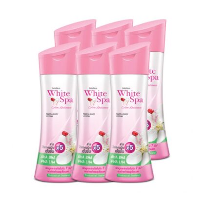 Лосьон для тела Mistine White Spa Glow Radiance, 200 мл, набор 6 шт. (Mistine White Spa Glow Radiance Lotion 200 ml x6)