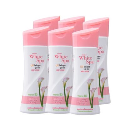 Лосьон для тела Mistine White Spa UV White, 200 мл, набор 6 шт. (Mistine White Spa UV White Lotion 200 ml x6)