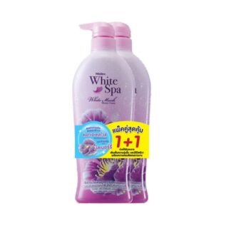 Крем-гель для душа Mistine White Spa White Musk, 500 мл, набор 2 шт. (Mistine White Spa White Musk Shower Cream 500 ml x2)