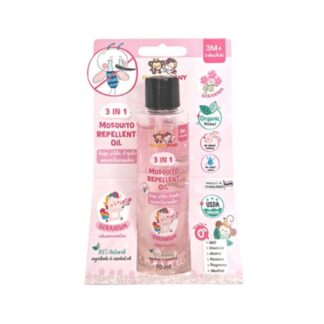 Масло от комаров для детей MonkeyPony Geranium, 70 мл, 70 мл (MONKEYPONY Mosquito Repellent Oil for Kids Geranium 70ml)