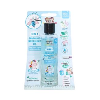 Масло от комаров для детей MonkeyPony Original, 70 мл, 70 мл (MONKEYPONY Mosquito Repellent Oil for Kids Original 70ml)