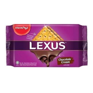 Печенье-сэндвич Munchy’s Lexus с шоколадным кремом, 190 г (MUNCHY’S LEXUS Cream Sandwich Chocolate Cream 190g)