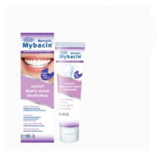 Отбеливающая зубная паста Mybacin MyWhite Optic Purple, 120 г (Mybacin MyWhite Optic Purple Toothpaste 120 g)