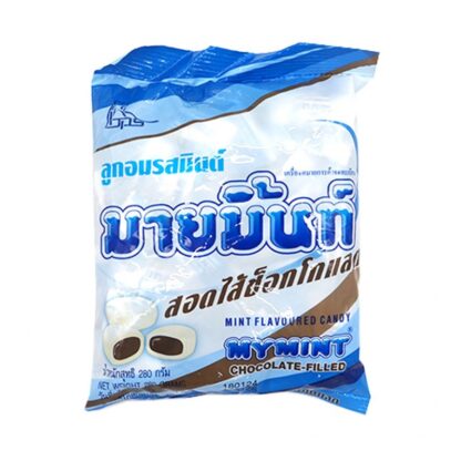 Мятные леденцы Mymint с шоколадной начинкой, 280 г (100 шт.) (Mymint Mint Chocolate Filled Candy 280g (100 pcs))