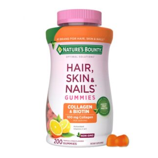 Жевательные витамины Nature’s Bounty Optimal Solutions с коллагеном и биотином, 80 шт