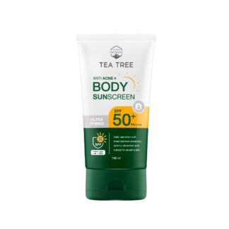 Солнцезащитный крем для тела Naturista Tea Tree Anti Acne Ultra Hybrid SPF50+ PA++++, 100 мл (Naturista Tea Tree Anti Acne Ultra Hybrid Body Sunscreen SPF50+ PA++++ 100 ml)
