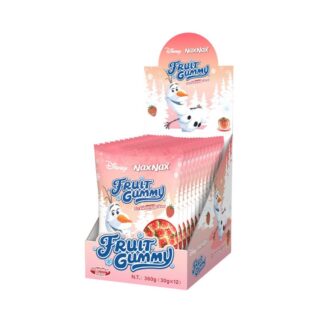 Фруктовый мармелад NaxNax «Клубника», 30 г, набор 12 шт. (NAXNAX Fruity Gummy Strawberry 30g x12)