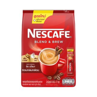 Растворимый кофе 3-в-1 Nescafé Blend & Brew Rich Aroma, 27 пакетиков, 17 г (Nescafe 3in1 Blend & Brew Rich Aroma 27 sachets x 17 g)
