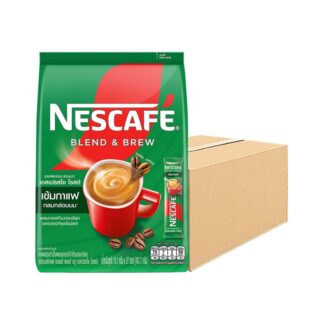 Растворимый кофе 3-в-1 Nescafé Blend & Brew Espresso Roast, 27 пакетиков, 15,1 г (Nescafé Blend & Brew Espresso Roast Instant Coffee 3-in-1, 27 sachets x 15.1 g)