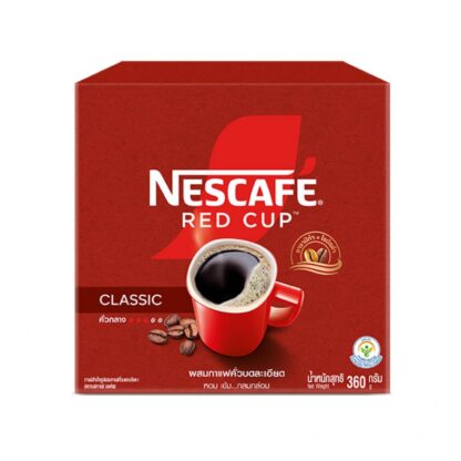 Растворимый кофе Nescafé Red Cup с молотым жареным кофе, 360 г (Nescafe Red Cup Coffee Mixed with Finely Ground Roasted Coffee 360 g)