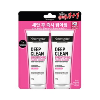 Пенка для умывания Neutrogena Deep Clean Brightening, 100 г, набор 2 шт. (Neutrogena Deep Clean Brightening Foam 100 g x2)