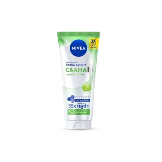 Сыворотка для тела Nivea Extra Bright C & AHA Smooth Glow, 170 мл (Nivea Body Serum Extra Bright C & AHA Smooth Glow 170 ml)