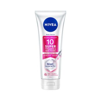 Сыворотка-лосьон для тела Nivea Extra Bright 10 Super Vitamins, 170 мл (Nivea Extra Bright 10 Super Vitamins & Skin Food Serum 170 ml)