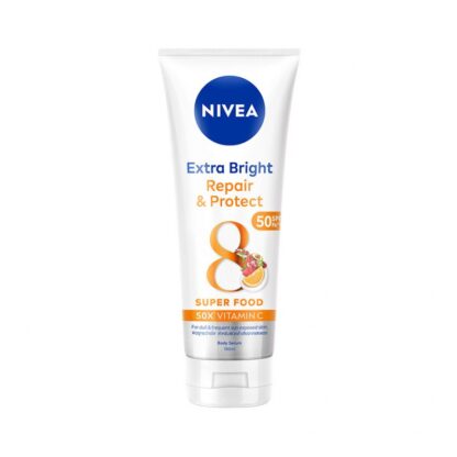 Сыворотка для тела Nivea Extra Bright Repair & Protect SPF 50 PA+++, 180 мл (Nivea Extra Bright Repair & Protect Body Serum SPF 50 PA+++ 180 ml)