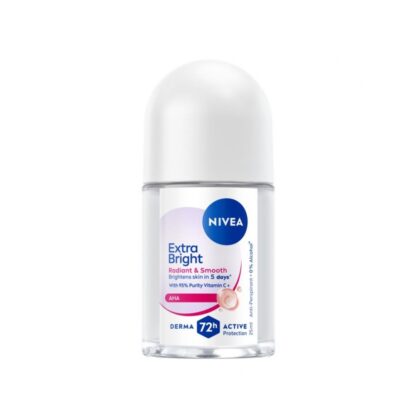 Шариковый антиперспирант Nivea Extra Bright, 25 мл (NIVEA Extra Bright Roll-On 25ml)