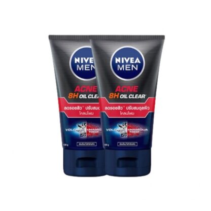 Пенка для умывания Nivea Men Acne Oil Clear, 100 г, набор 2 шт. (Nivea Men Acne Oil Clear Facial Foam 100 g x2)