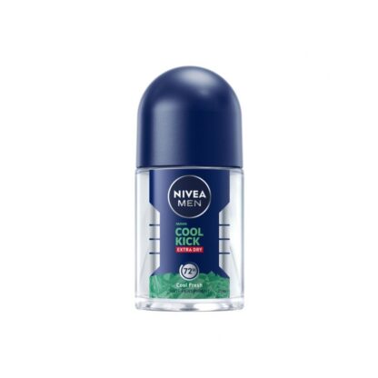 Шариковый дезодорант Nivea Men Cool Kick, 25 мл (NIVEA Men Cool Kick Roll On 25ml)