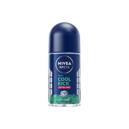 Мужской шариковый антиперспирант Nivea Men Cool Kick, 50 мл (NIVEA Men Cool Kick Roll-On 50ml (Cool Active))