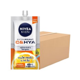 Мужская солнцезащитная сыворотка Nivea Men Extra Bright C & HYA SPF30, 7 мл (Nivea Men Extra Bright C & HYA Age Defense Vitamin Serum SPF30 7 ml)