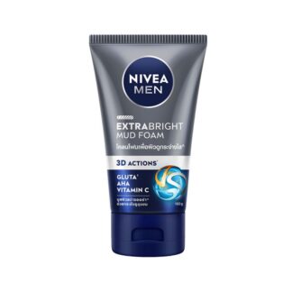 Мужская пенка для умывания Nivea Men Extra White Mud Foam, 100 г (Nivea Men Extra White Mud Foam 100 g)