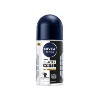 Мужской шариковый антиперспирант Nivea Men Black & White Epic Night, 50 мл (NIVEA Men Roll-On Black & White Epic Night 50ml)